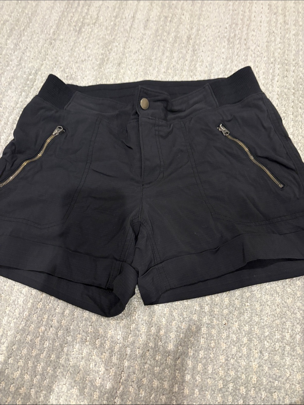 Athleta Classic Black Women's Casual Stretch Shorts